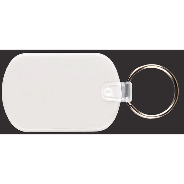 Rectangular / oval Shape PVC Key Holder... from ASI 74585 Nu Promo International / Nu Promo Line