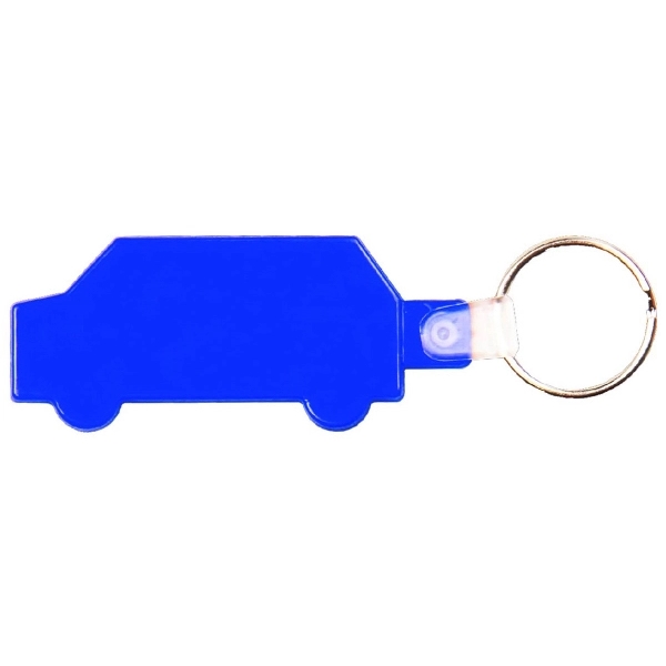 Car Shape PVC Key Holder... from ASI 74585 Nu Promo International / Nu Promo Line
