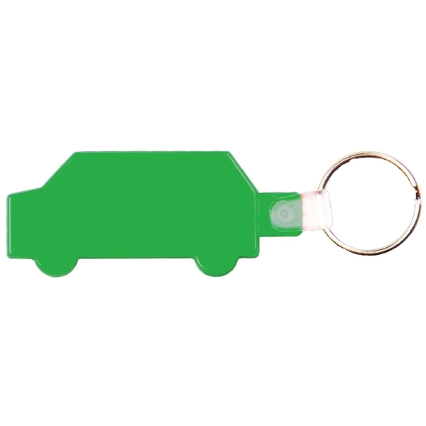 Car Shape PVC Key Holder... from ASI 74585 Nu Promo International / Nu Promo Line