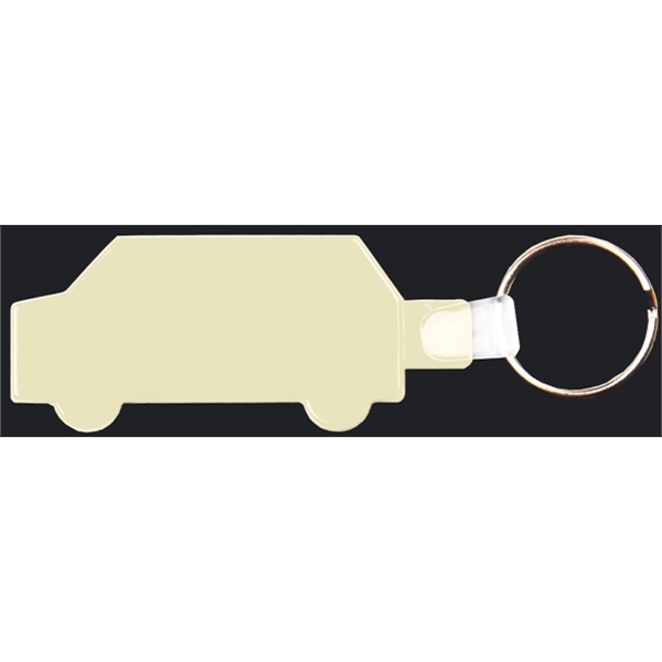 Car Shape PVC Key Holder... from ASI 74585 Nu Promo International / Nu Promo Line