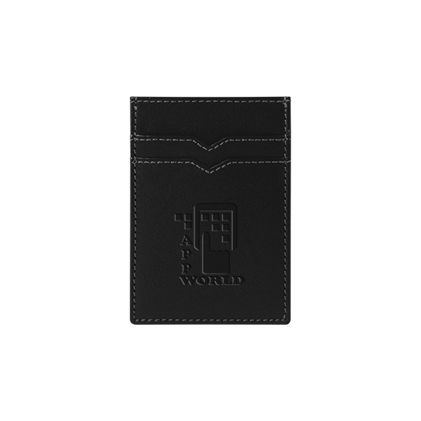 2.75"W x 4"H phone pocket made from genuine leather and features... from ASI 93990 IMAGEN Brands