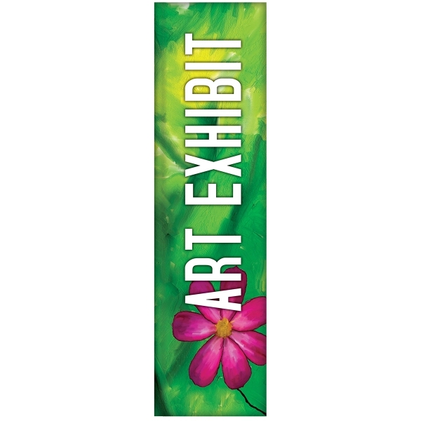 3' x 12' custom single reverse square feather flag.... from ASI 80228 Quinn