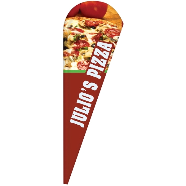 3' x 10' custom single reverse teardrop flag.... from ASI 80228 Quinn