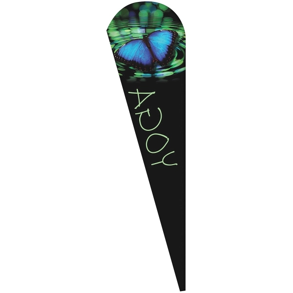 3' x 12' custom single reverse teardrop flag.... from ASI 80228 Quinn