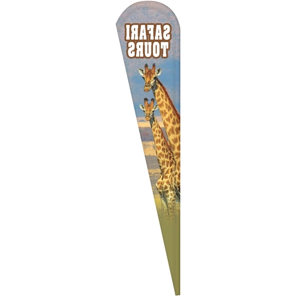 3' x 15' custom single reverse teardrop flag.... from ASI 80228 Quinn