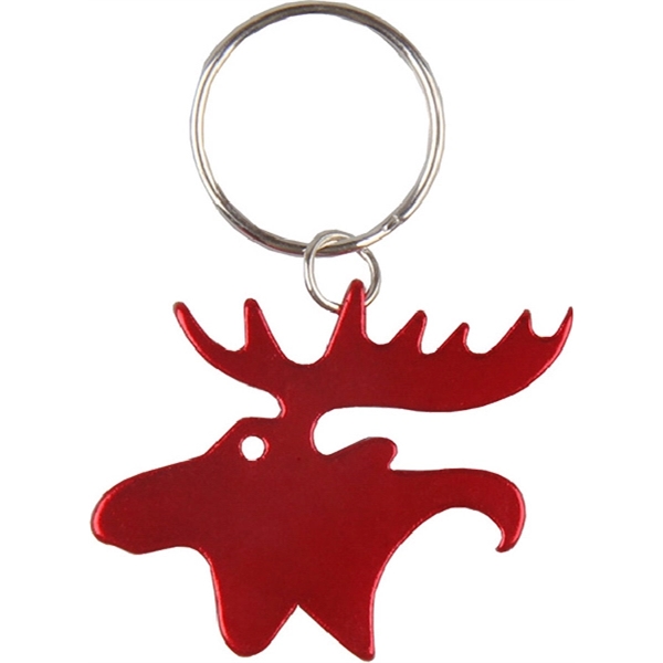 Moose, Deer, Elk shape bottle opener key chain.... from ASI 74585 Nu Promo International / Nu Promo Line