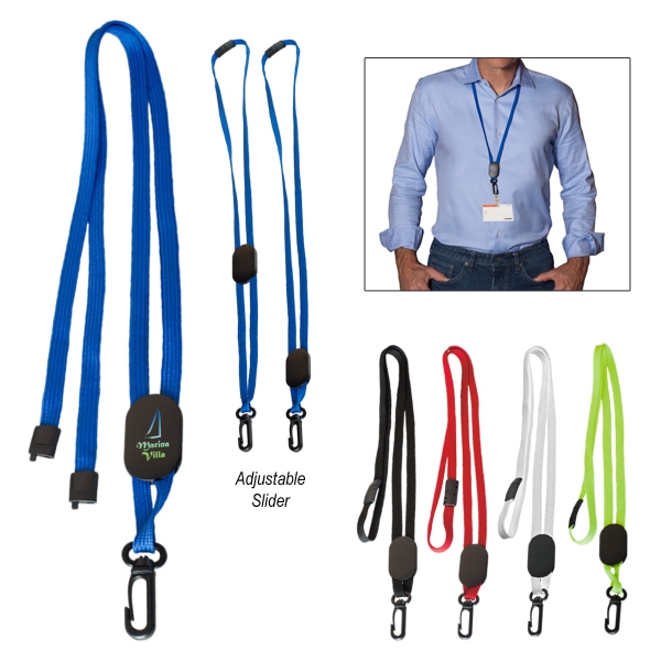 Adjustable Lanyard... from ASI 61125 Hit Promotional Products / Hit (R)