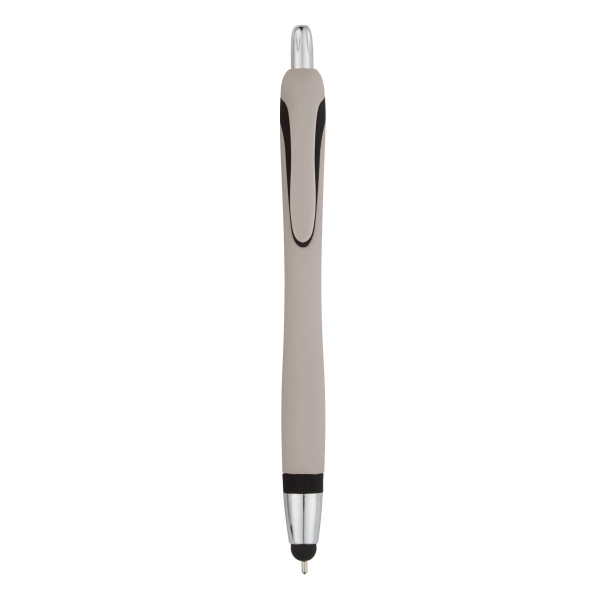 Ava Sleek Write Pen with Stylus.  Plunger Action. Push Down... from ASI 61125 Hit Promotional Products