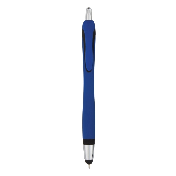 Ava Sleek Write Pen with Stylus.  Plunger Action. Push Down... from ASI 61125 Hit Promotional Products