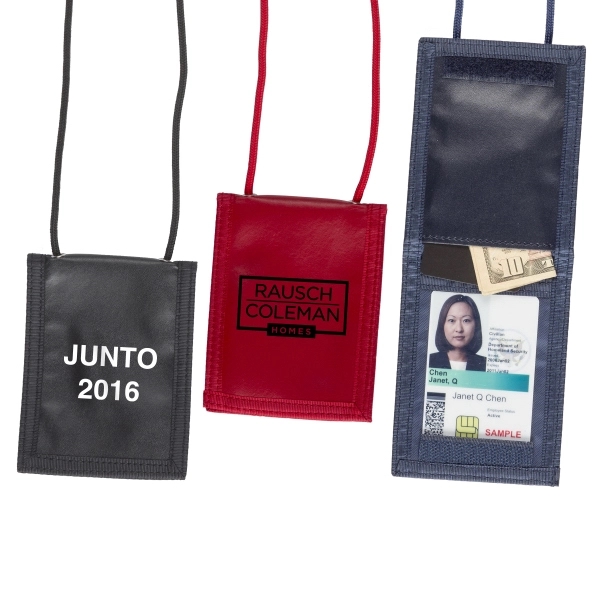 Corded Flip Credential Wallet, flip open with Vel cro lock one... from ASI 49470 DEVARA