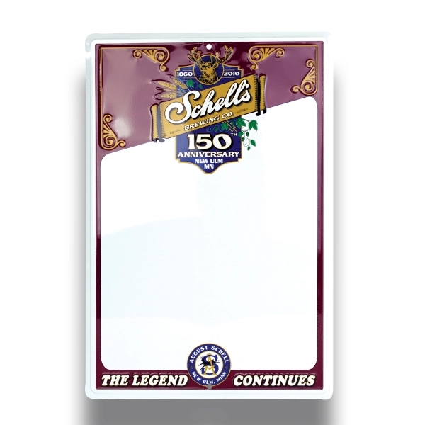 12" x 18" dry erase board with four holes for hanging.... from ASI 50120 Dixie Seal & Stamp Co Inc / Dixiline