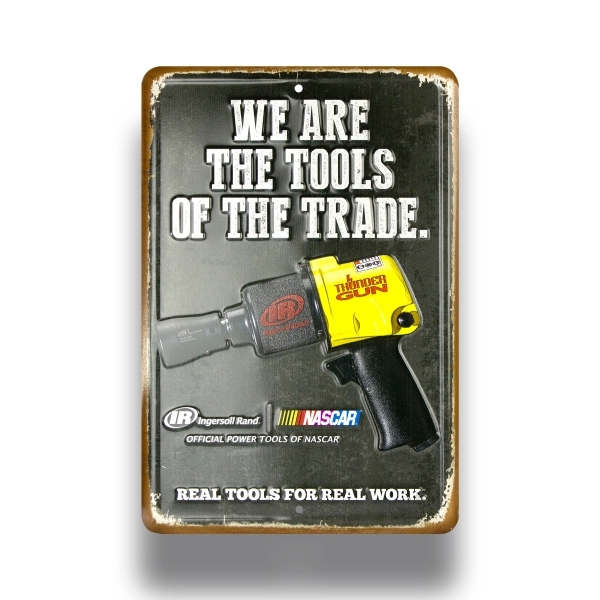 8" x 12" sign made of recycled aluminum with two or... from ASI 50120 Dixie Seal & Stamp Co Inc / Dixiline