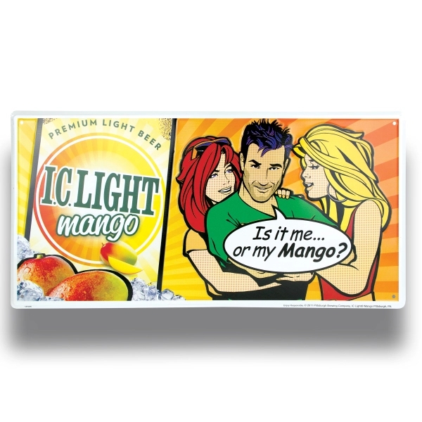 12" x 24" custom sign made of recycled aluminum with two... from ASI 50120 Dixie Seal & Stamp Co Inc / Dixiline