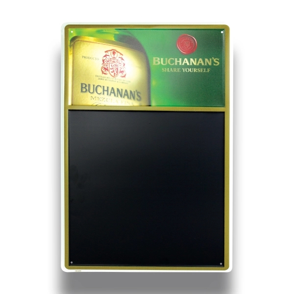 12" x 18" x .024" chalkboard with four holes.... from ASI 50120 Dixie Seal & Stamp Co Inc / Dixiline