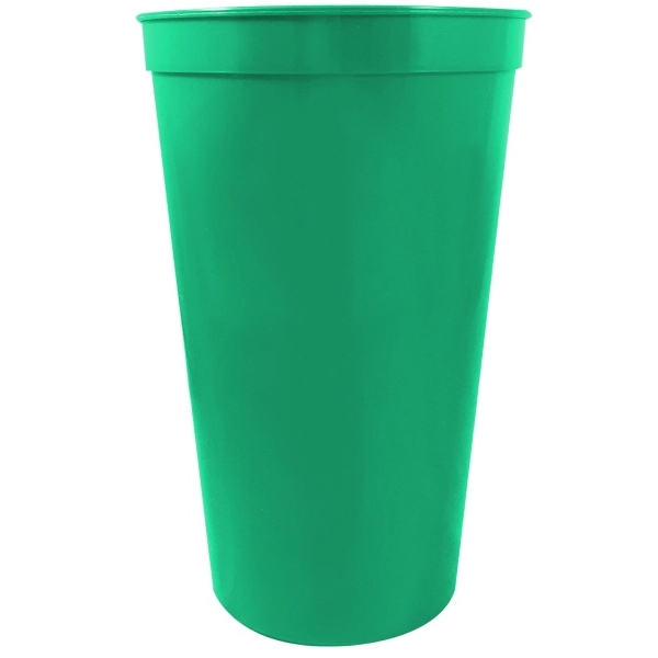Durable 22 oz. smooth-walled stadium cup, perfect for high-volume events and... from ASI 67075 Leprechaun Promotions, LLC / Leprechaun Promotions