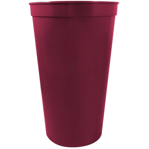 Durable 22 oz. smooth-walled stadium cup, perfect for high-volume events and... from ASI 67075 Leprechaun Promotions, LLC / Leprechaun Promotions