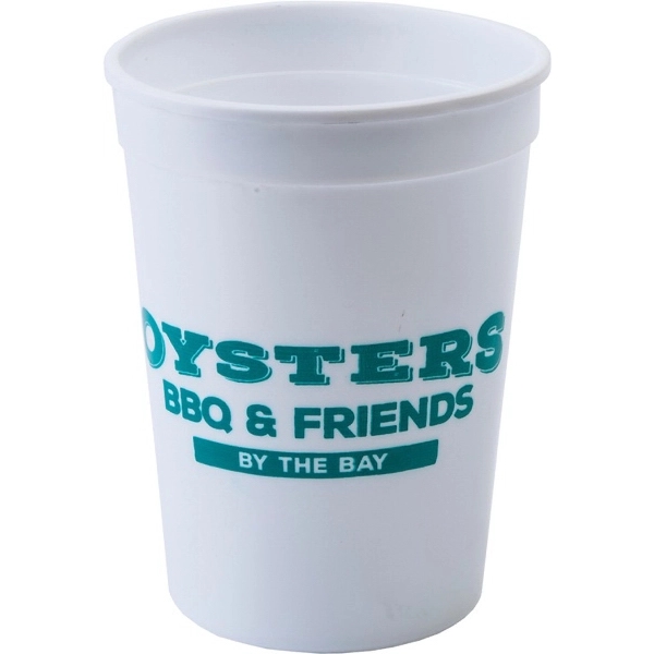 Durable 12 oz. smooth-walled stadium cup, ideal for high-volume events and... from ASI 67075 Leprechaun Promotions, LLC / Leprechaun Promotions