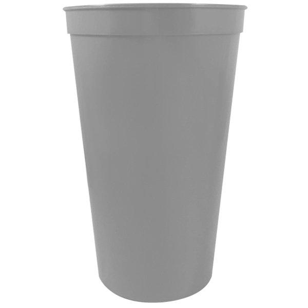 Durable 22 oz. smooth wall plastic stadium cup, perfect for events... from ASI 67075 Leprechaun Promotions, LLC / Leprechaun Promotions