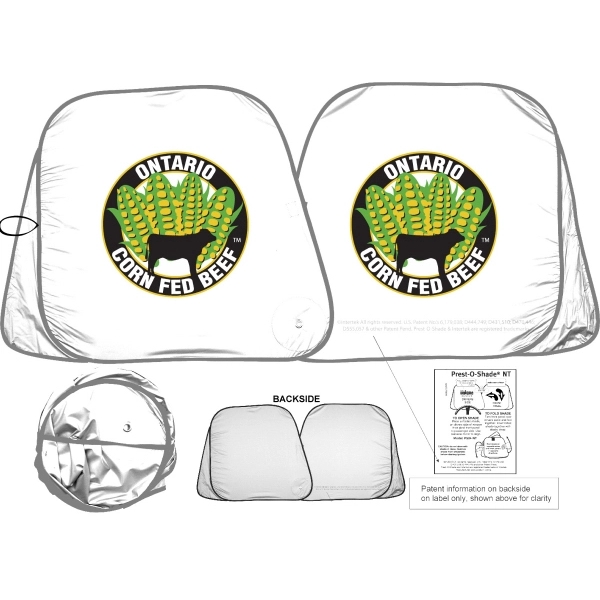 Patented Fabric Dual Panel Sun shade with Pivot System... from ASI 37586 Auto-Sun-shade/Intertek