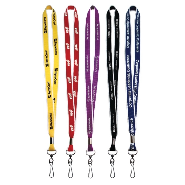 Reflective silver inner strap safety lanyard with metal attachment.... from ASI 49470 DEVARA