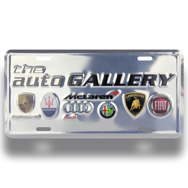 6" x 12" deluxe auto license plate made of recycled aluminum.... from ASI 50120 Dixie Seal & Stamp Co Inc / Dixiline