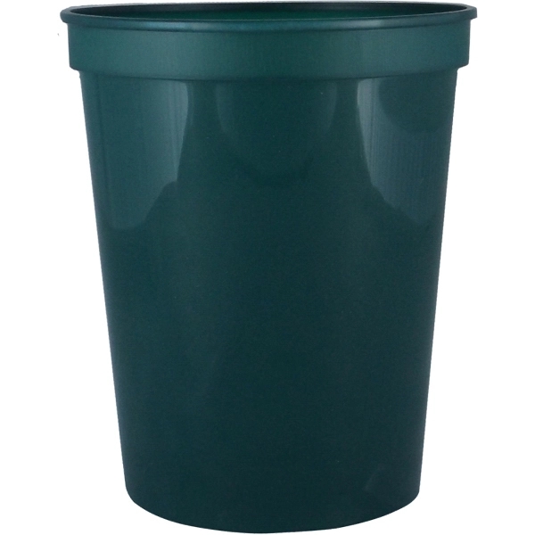 Durable 16 oz. smooth wall plastic stadium cup, perfect for events... from ASI 67075 Leprechaun Promotions, LLC / Leprechaun Promotions