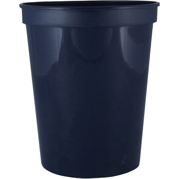 Durable 16 oz. smooth wall plastic stadium cup, perfect for events... from ASI 67075 Leprechaun Promotions, LLC / Leprechaun Promotions