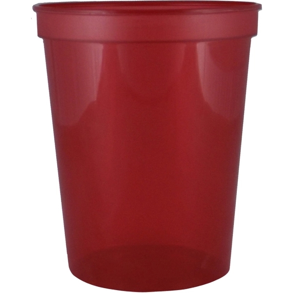 Durable 16 oz. smooth wall plastic stadium cup, perfect for events... from ASI 67075 Leprechaun Promotions, LLC / Leprechaun Promotions