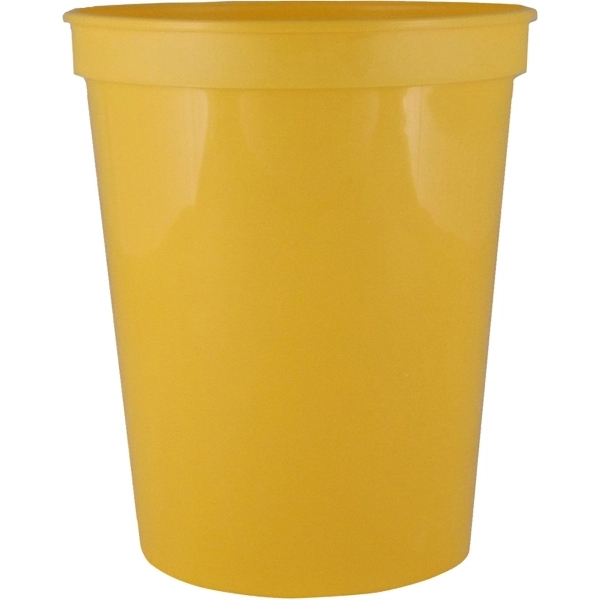 Durable 16 oz. smooth wall plastic stadium cup, perfect for events... from ASI 67075 Leprechaun Promotions, LLC / Leprechaun Promotions