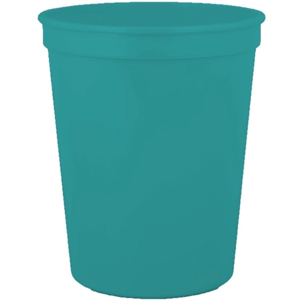 Durable 16 oz. smooth wall plastic stadium cup, perfect for events... from ASI 67075 Leprechaun Promotions, LLC / Leprechaun Promotions