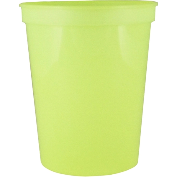 Durable 16 oz. smooth wall plastic stadium cup, perfect for events... from ASI 67075 Leprechaun Promotions, LLC / Leprechaun Promotions
