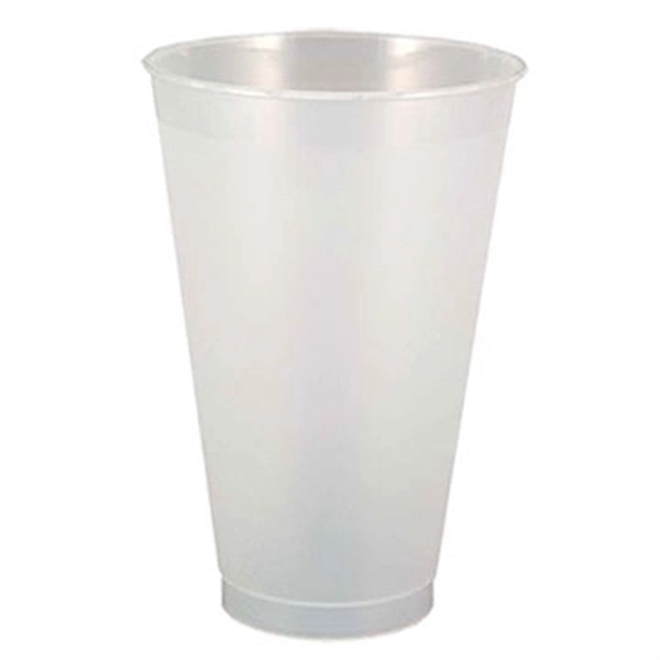 Durable 20 oz. Frost-Flex stadium cup with custom RealColor360 imprint, perfect... from ASI 67075 Leprechaun Promotions, LLC