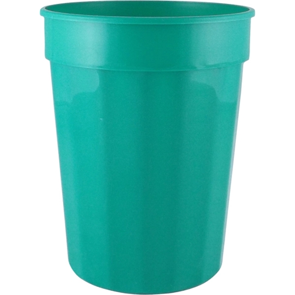 Durable 17 oz. fluted stadium plastic cup, ideal for events and... from ASI 67075 Leprechaun Promotions, LLC / Leprechaun Promotions