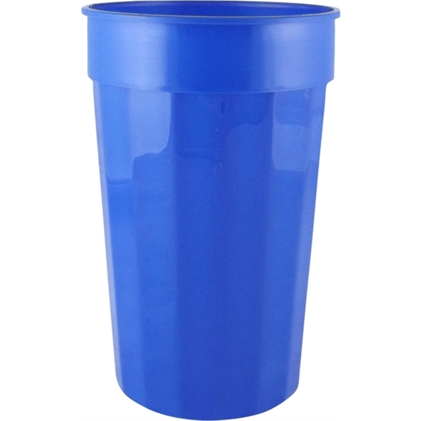 Durable 22 oz. fluted stadium plastic cup, perfect for events and... from ASI 67075 Leprechaun Promotions, LLC / Leprechaun Promotions