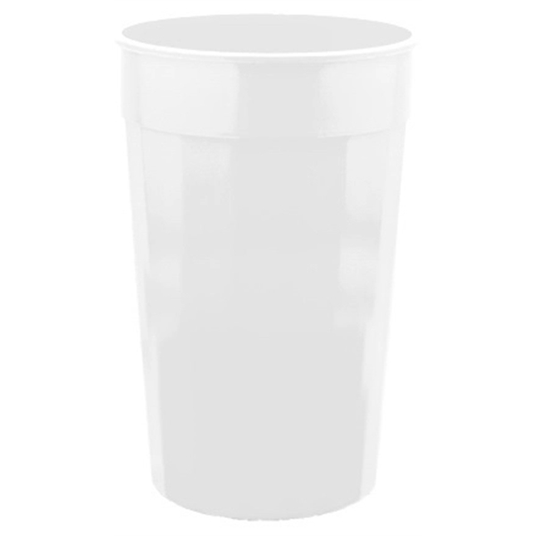 Durable 22 oz. fluted stadium plastic cup, perfect for events and... from ASI 67075 Leprechaun Promotions, LLC / Leprechaun Promotions