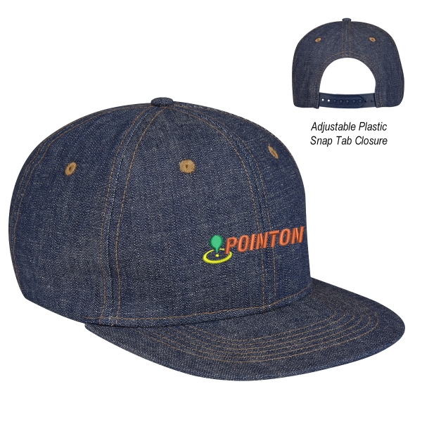 Cotton twill cap with denim color... from ASI 61125 Hit Promotional Products