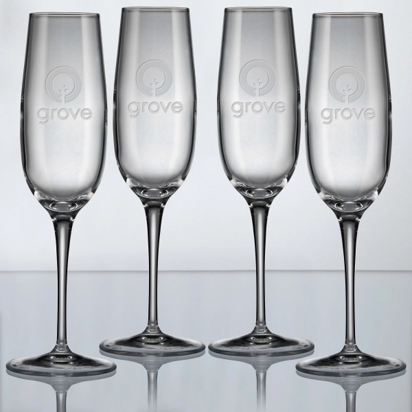8 oz. Crescendo Champagne Set of 4... from ASI 71920 Moderne Glass Company Inc