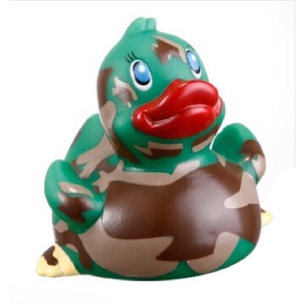 Rubber Camo Hunting Duck balanced and weighted for floating... from ASI 31977 Adline Industries Inc