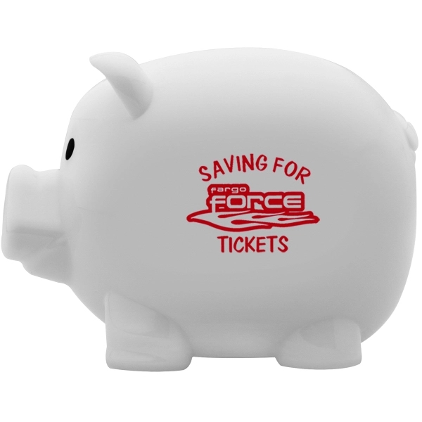 Promotional piggy bank with twist-off plug on bottom.... from ASI 62190 Illini