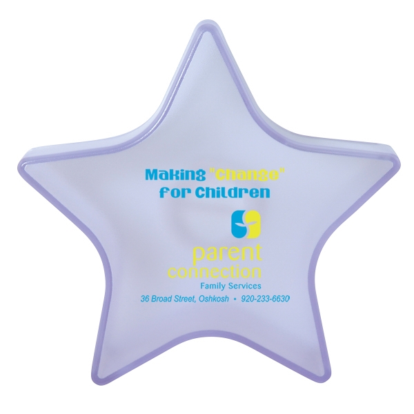 Star shape savings bank with twist off plug on back.... from ASI 62190 Illini / Illini