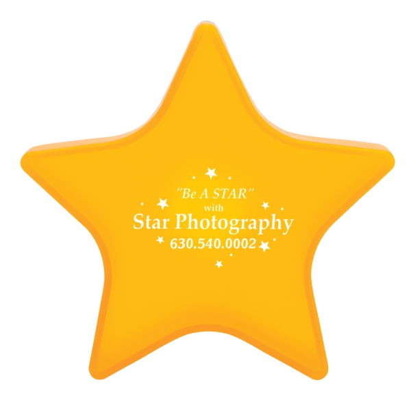 Star shape savings bank with twist off plug on back.... from ASI 62190 Illini / Illini