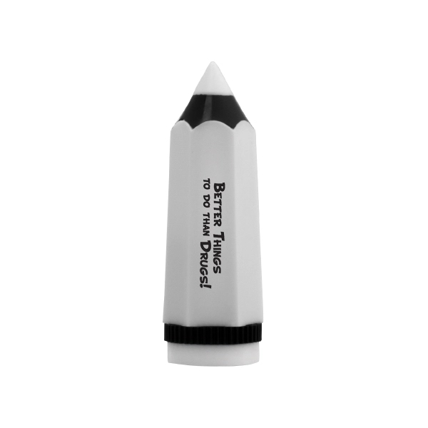 3" x 7/8" pencil shaped pencil sharpener with pad printed graphics.... from ASI 62190 Illini