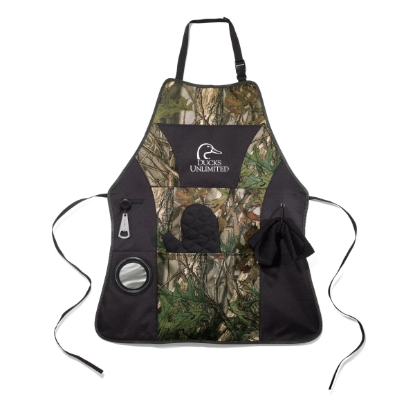 Apron kit with detachable bottle opener, padded oven mitt and towel.... from ASI 56070 Gemline / Gemline®