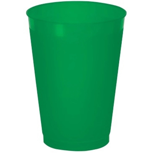 Durable 12 oz. frosted translucent plastic stadium cup, perfect for events,... from ASI 67075 Leprechaun Promotions, LLC / Leprechaun Promotions