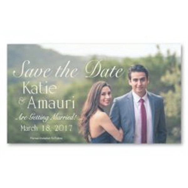 7" x 4" save the date magnet with four color process... from ASI 68507 The Magnet Group / Magnet LLC™