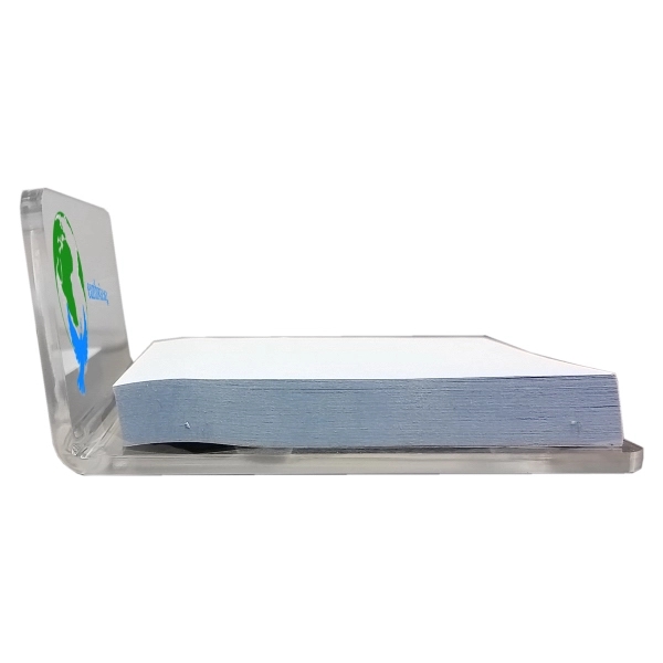 Notepad holder with rubber feet; can fit a 3" x 3"... from ASI 72521 Morris Magnets / Laser Cuts