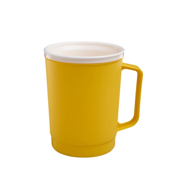 Double wall insulated frosty 22 oz. mug with flip sip lid... from ASI 91265 ZZ CLOSED - Timberwolf Products / Timberwolf Alladin Plastics