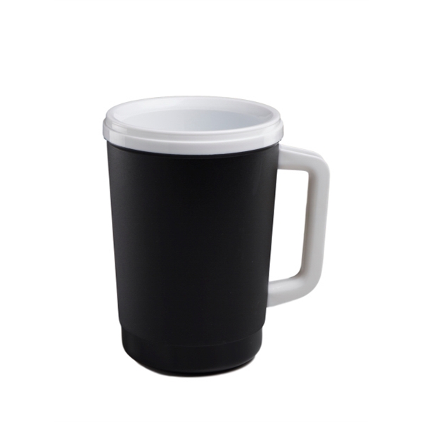 Double wall insulated frosty 32 oz. mug.... from ASI 91265 ZZ CLOSED - Timberwolf Products / Timberwolf Alladin Plastics