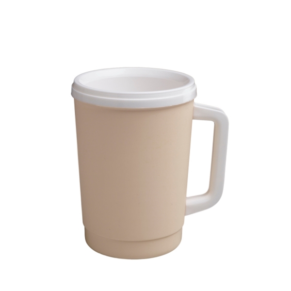Double wall insulated frosty 32 oz. mug.... from ASI 91265 ZZ CLOSED - Timberwolf Products / Timberwolf Alladin Plastics