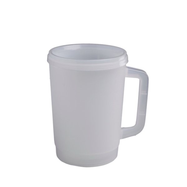 Double wall insulated frosty 32 oz. mug.... from ASI 91265 ZZ CLOSED - Timberwolf Products / Timberwolf Alladin Plastics